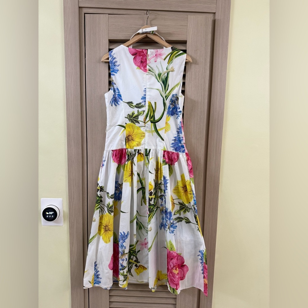 Karl Lagerfeld Yellow and Blue Floral Dress - Picture 6 of 13